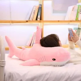 15-140CM Big Soft Simulation Cute Shark Plush Toys Kawaii Stuffed Russian Pillow for Kids Children Boys Girls Birthday Gifts