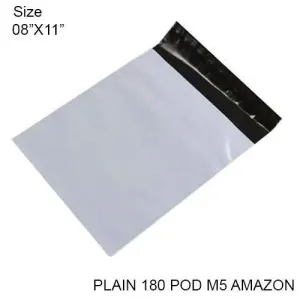 933 Tamper Proof Courier Bags(08X11 PLAIN 180 POD M1 AMAZON) - 100 pcs