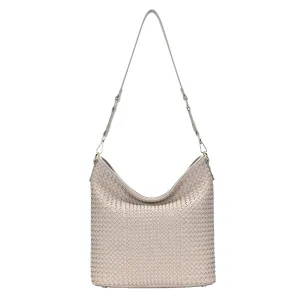 BGA3239 City Weaved Hobo Bag