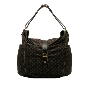 Brown Louis Vuitton Monogram Mini Lin Romance Hobo Bag