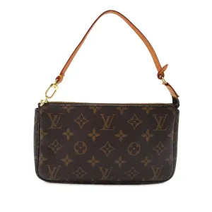 Brown Louis Vuitton Monogram Pochette Accessoires Shoulder Bag