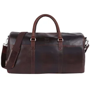 Deep Brown Weekend Duffle Bag