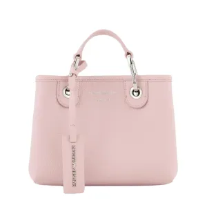 Emporio Armani Mini MyEA Logo Pink Tote Bag