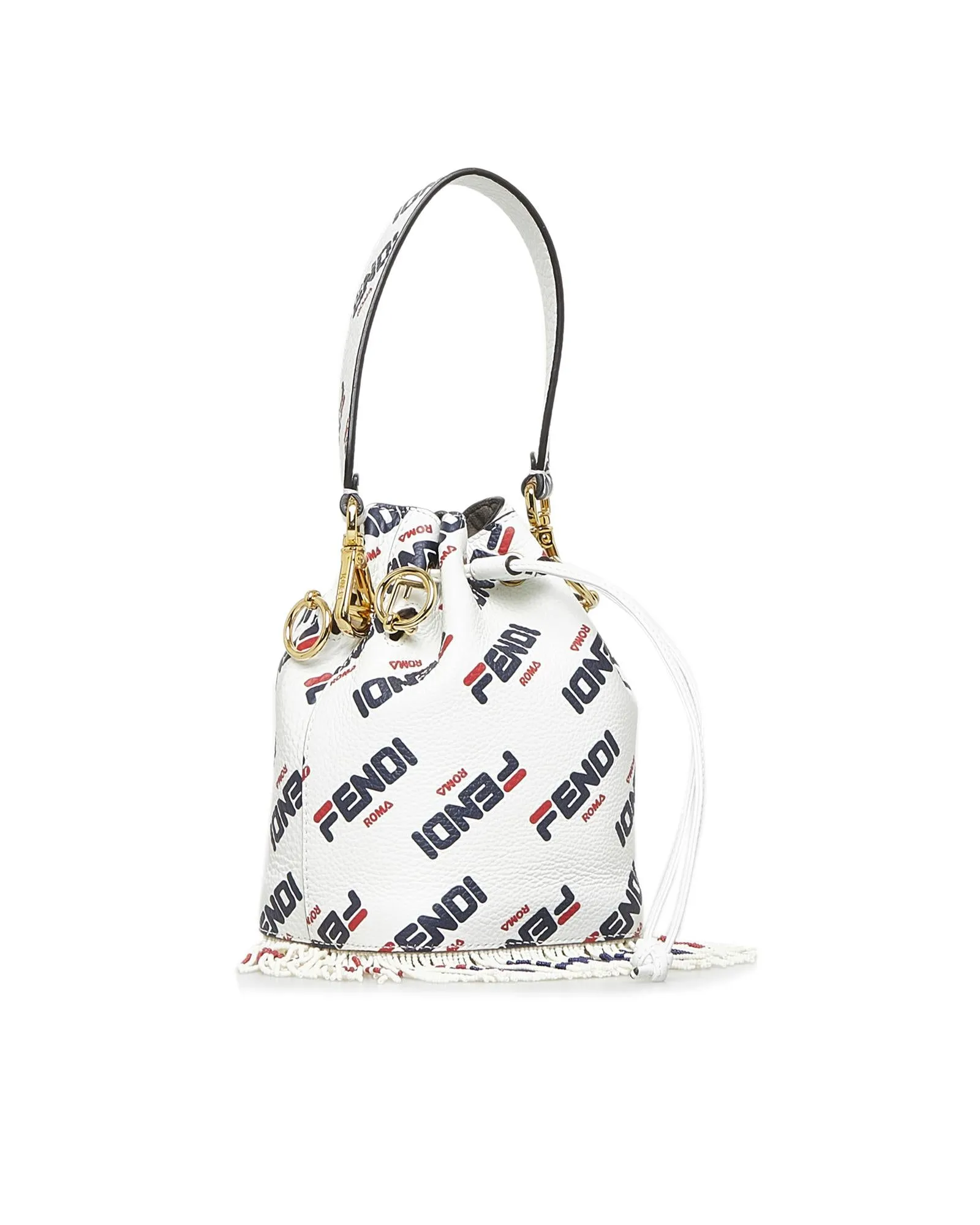 Fendi X Fila Mania Mini Mon Tresor Bucket Bag