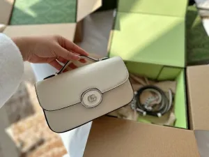 Gucci Petite GG Mini Shoulder Bag For women (Cream)