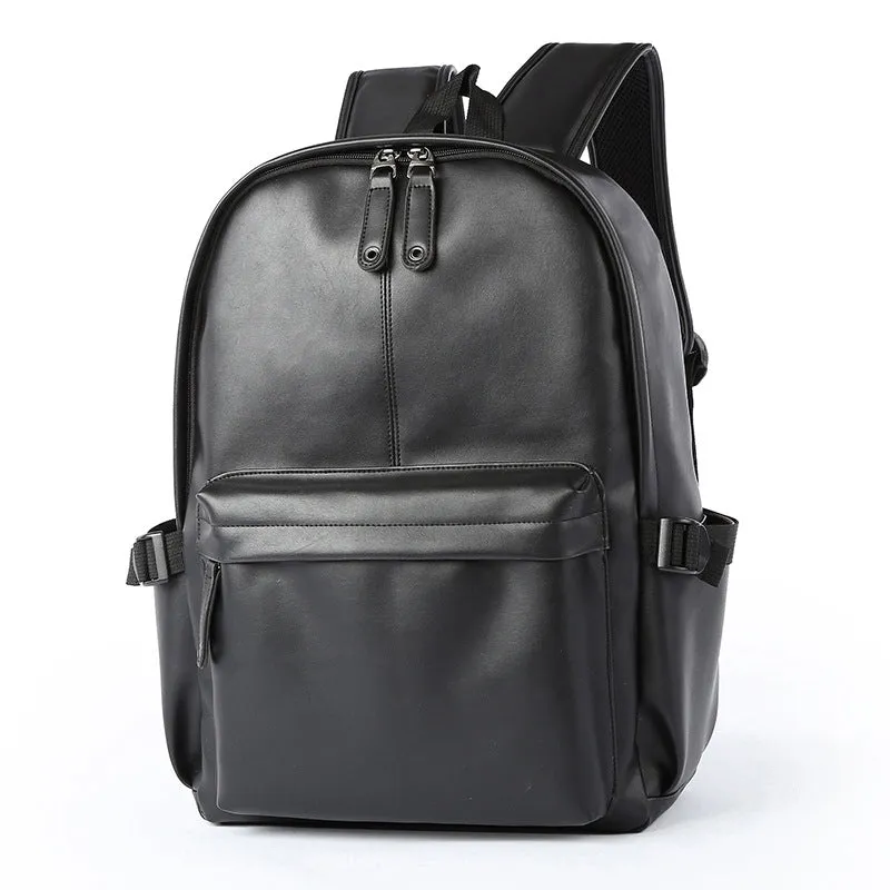 HOTan and NEWn Men's Bag Fashion Trendy Bag Youth Student Schoolbag Cross-Border Leather Backpack Men's Fashion Backpack in Stock Cross-Border