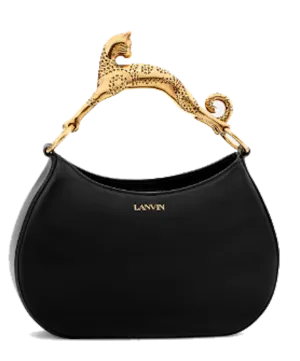 LANVIN HOBO CAT BAG BLACK