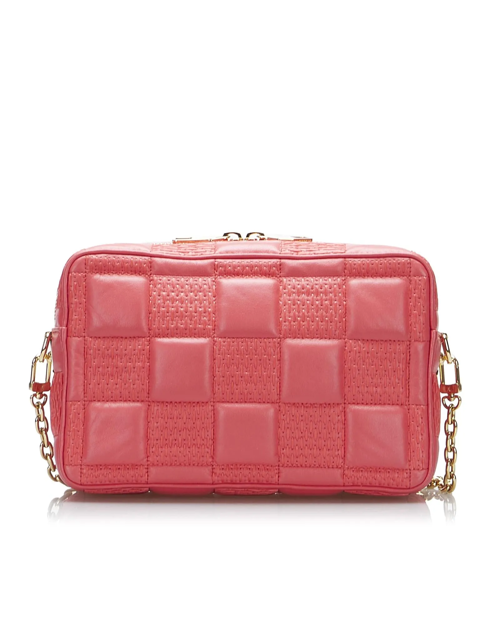 Louis Vuitton Petite Malle Chain Bag in Pink