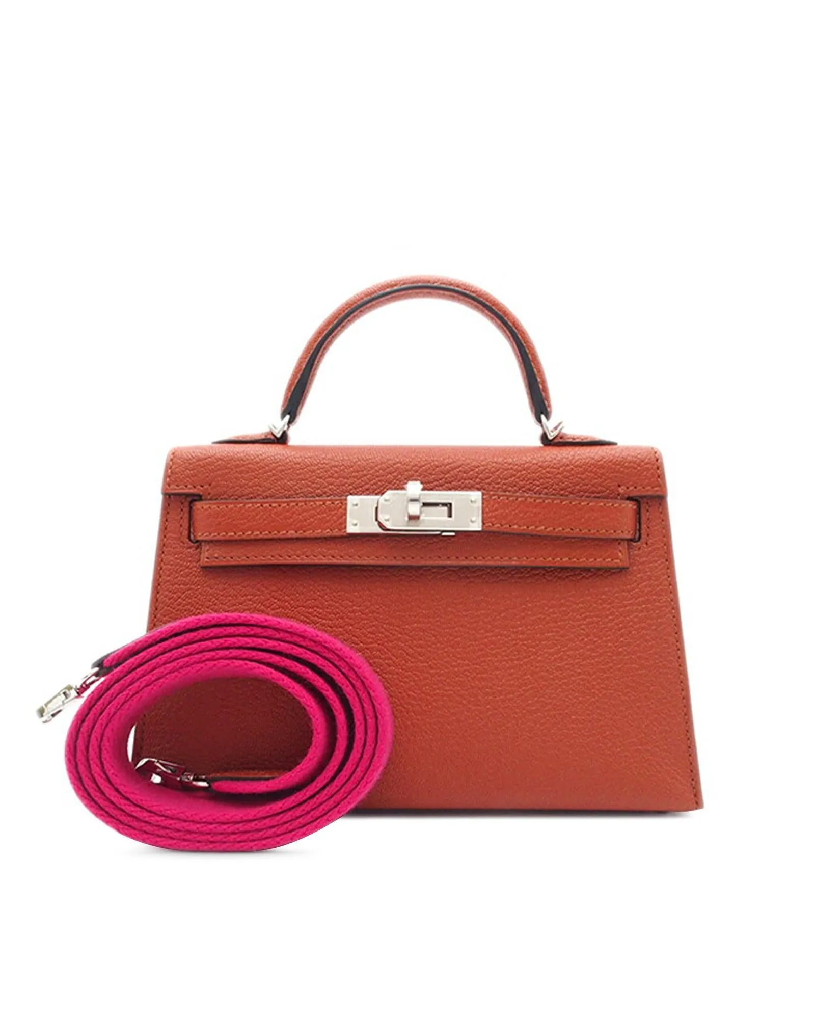 Mini Chevre Mysore Kelly II Sellier Bag with Detachable Strap