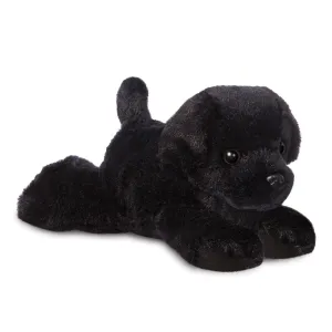 Mini Flopsies Black Labrador Dog Soft Toy