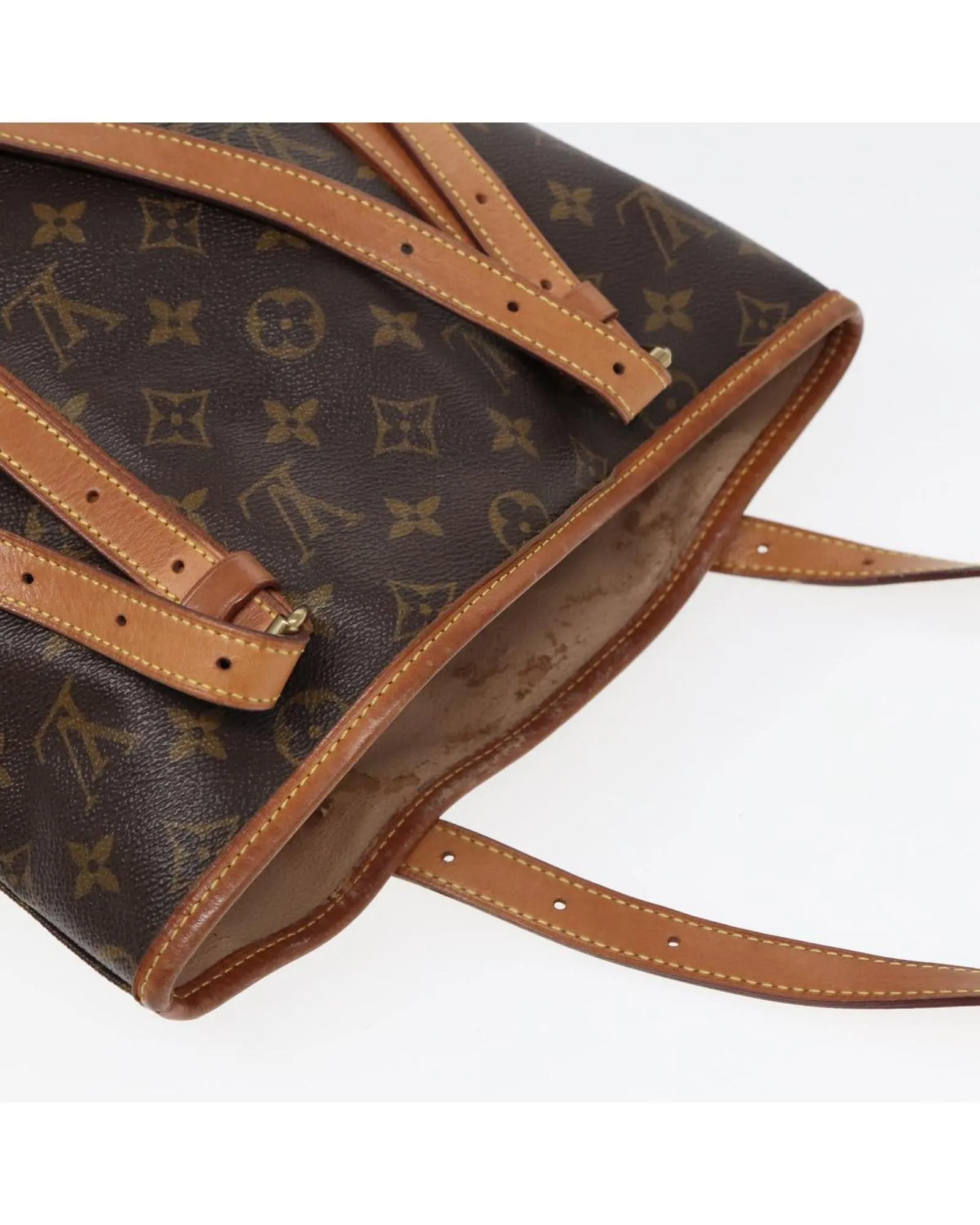 Monogram Bucket Shoulder Bag with Adjustable Strap by Louis Vuitton