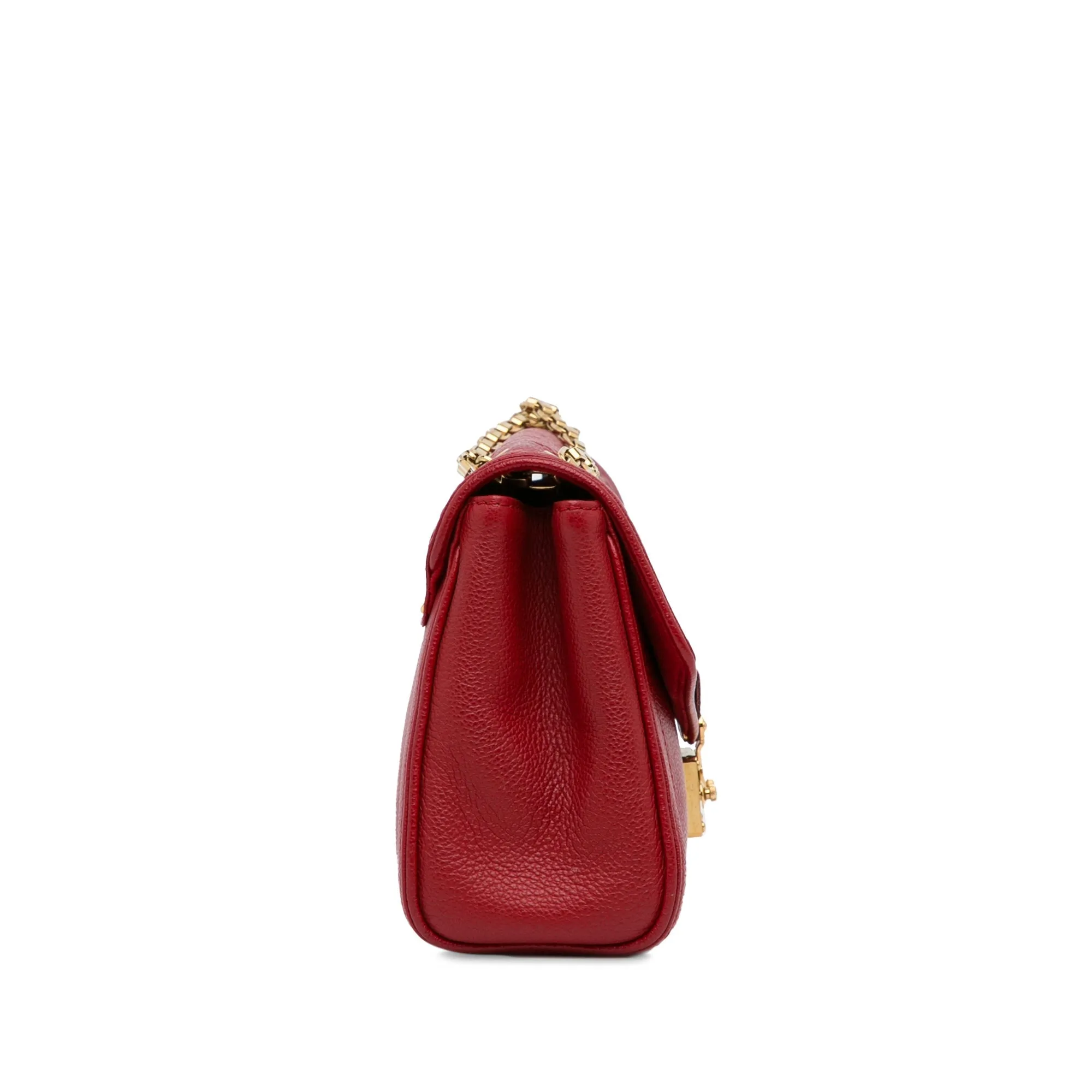 Red Louis Vuitton Monogram Empreinte Saint Germain PM Shoulder Bag