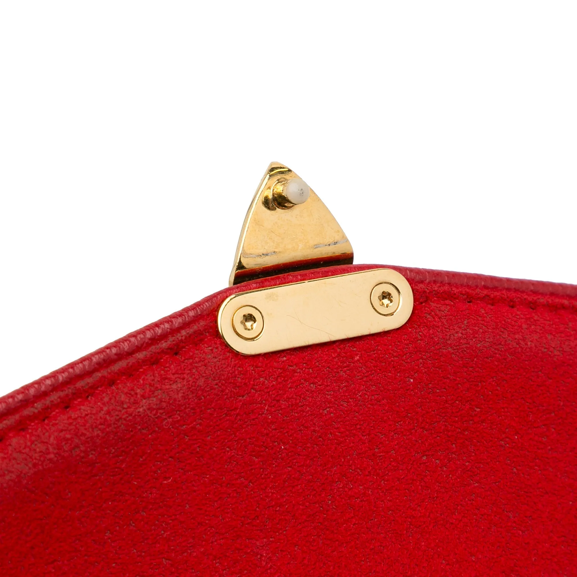 Red Louis Vuitton Monogram Empreinte Saint Germain PM Shoulder Bag