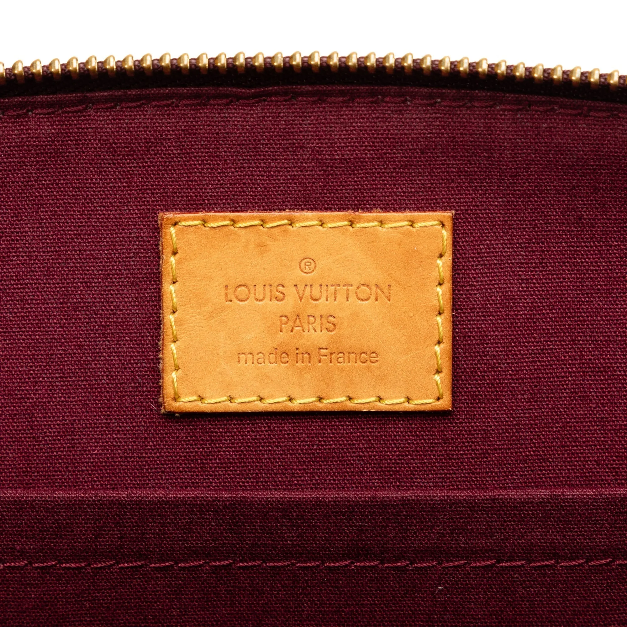 Red Louis Vuitton Monogram Vernis Sherwood PM Shoulder Bag